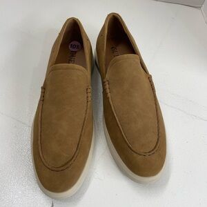 GUESS Men's Brown Slip-On Loafers